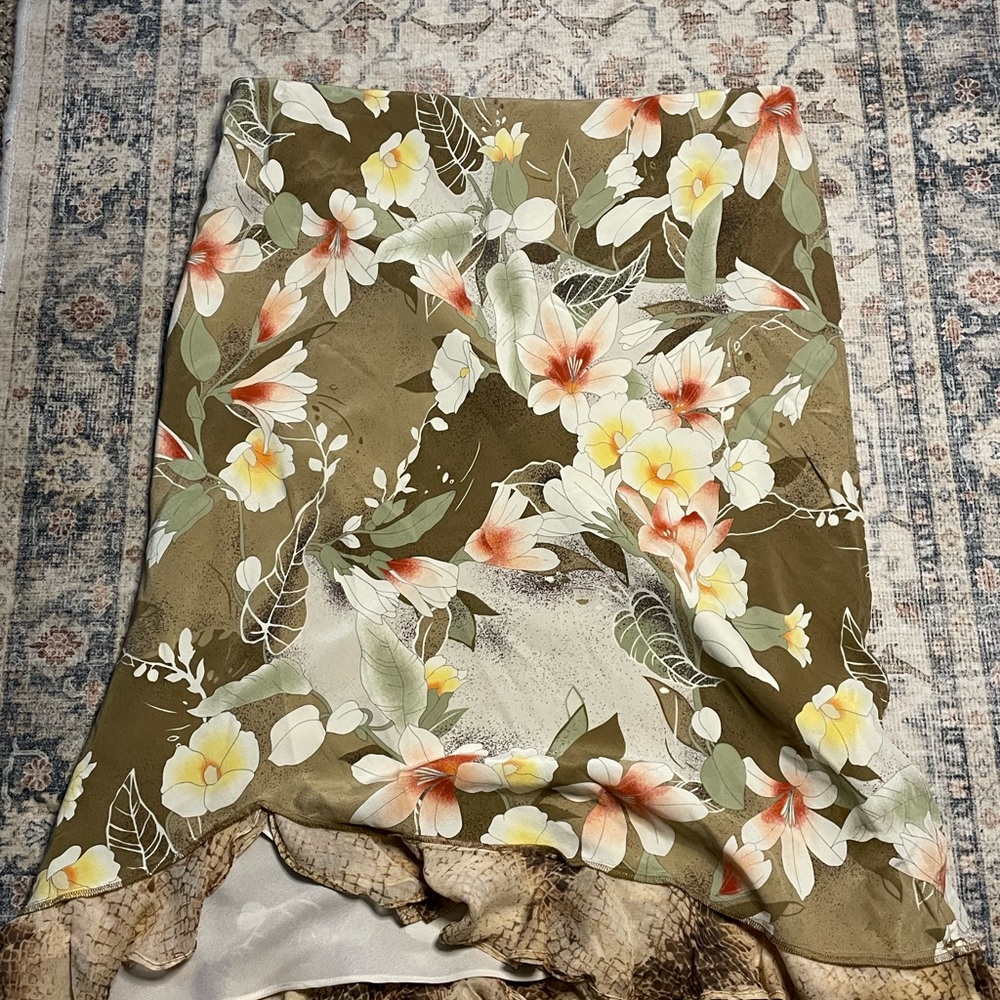 Floral Ruffle Skirt - Picture 2 of 2